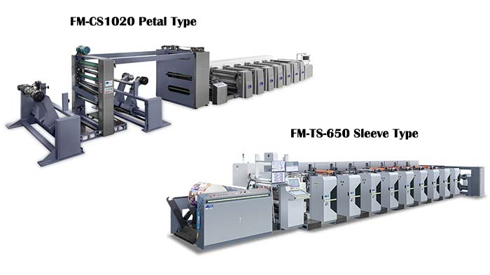 comparison of sleeve type and petal type flexographic printing machine plate mounting structures